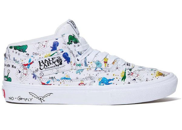 Tenisky a topánky Vans Half Cab No Comply x Daniel Johnston Biela | VN0A5FCDWTM, 0