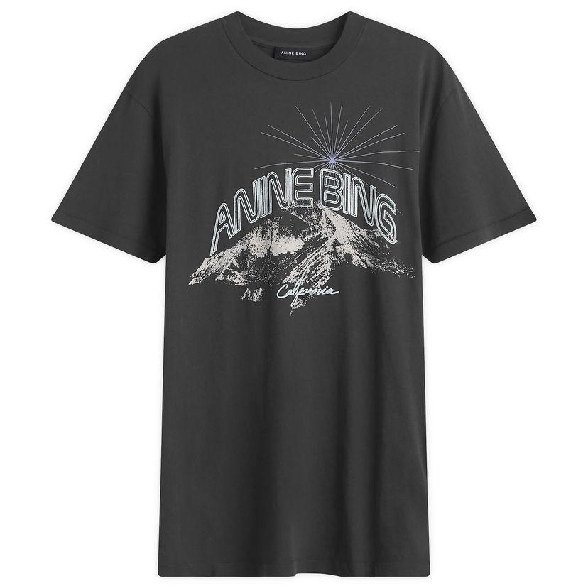 Tričko Anine Bing Anine Bing Walker T-Shirt Čierna | A-08-11850-VTG3