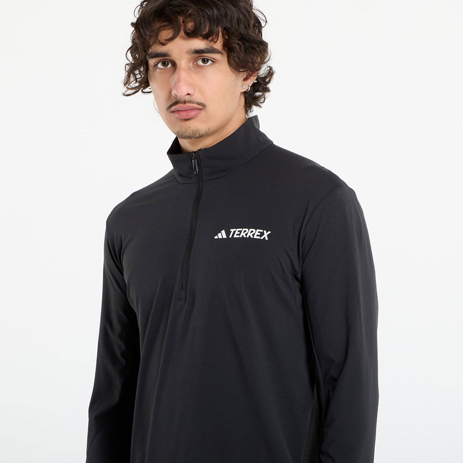 Mikina adidas Performance Terrex Xperior Half-Zip Longsleeve Top Čierna | JM7074, 1