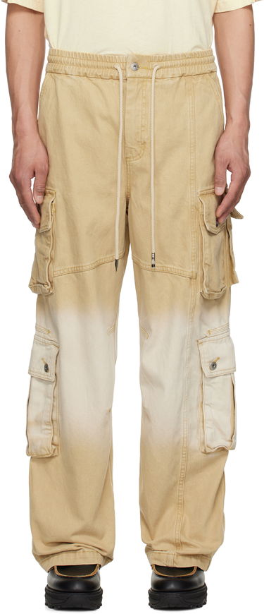 Cargo nohavice Feng Chen Wang Feng Chen Wang Gradient Denim Cargo Pants Béžová | FENG19TR22, 0