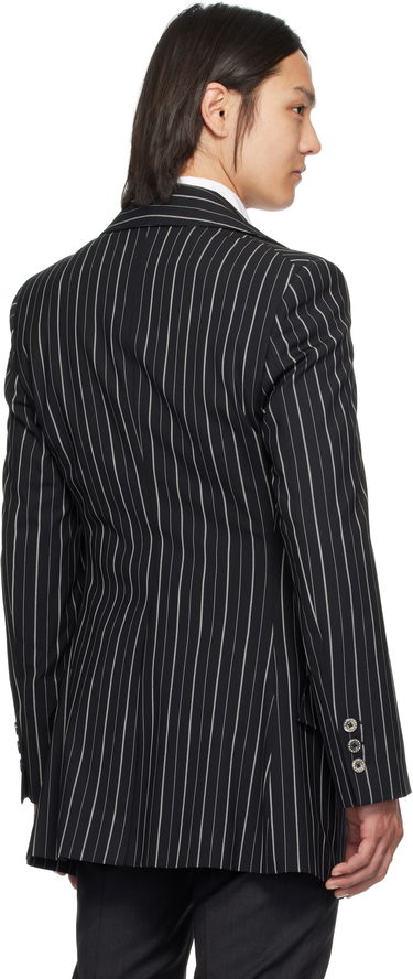 Bunda Vivienne Westwood Vivienne Westwood Pinstripe DL Blazer Čierna | 2301001Y-W0123-, 2