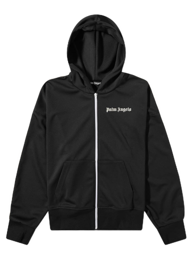 Mikina Palm Angels Logo Full-Zip Hoodie Čierna | PMBD051S23FAB0011003
