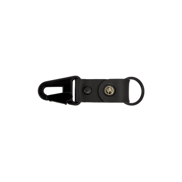 Kľúčenka Vasky Leather Keychain with Carabiner Čierna | A-0223-001, 0