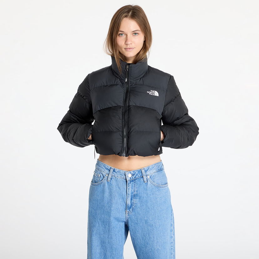 Prešívaná bunda The North Face Cropped Saikuru Jacket Čierna | NF0A89JCKT01