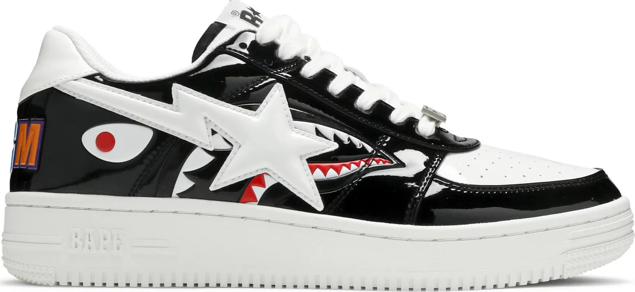 Tenisky a topánky BAPE Shark Sta "Black" Čierna | 1G80191009-BLK, 0