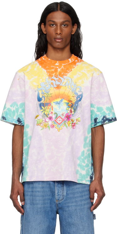 Tričko Casablanca Casablanca Surf Trip Tie Dye T-Shirt Rôznofarebný | MS25-JTS-027-01, 0