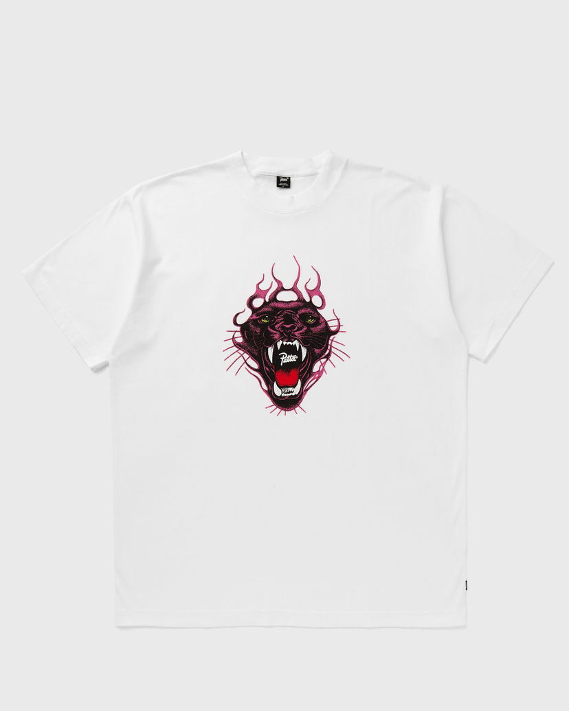 Tričko Patta Fire Panther T-Shirt Biela | POC-AW25-1000-290-0086-002