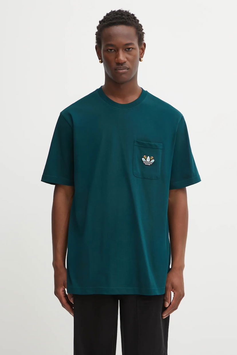 Tričko adidas Originals adidas Originals MG LO SS Pocket T-Shirt Zelené | JY2990