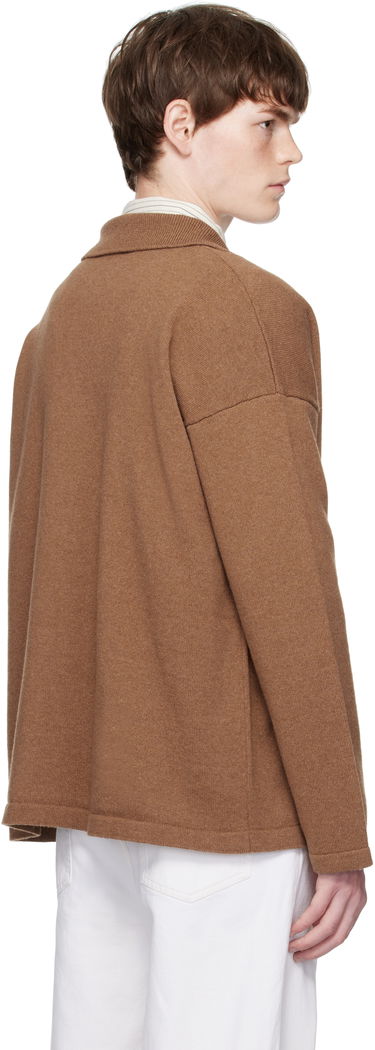 Sveter A.P.C. A.P.C. Manuel Knit Polo Hnedá | WOASB-H23454, 2