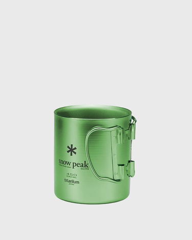 Fľaše Snow Peak Titanium Single 450 Cup Zelené | MG-043GR-US, 3