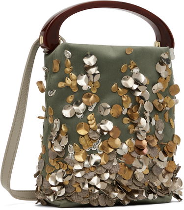 Kabelka Dries Van Noten Dries Van Noten Metallic Sequin Embellished Bag Čierna | 251-011522-696, 4