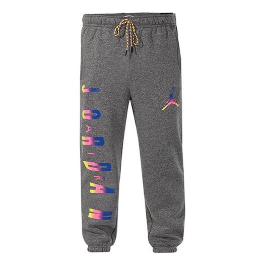Tepláky Jordan Jordan Sport DNA HBR Fleece Logo Pants Šedá | CU9147-091
