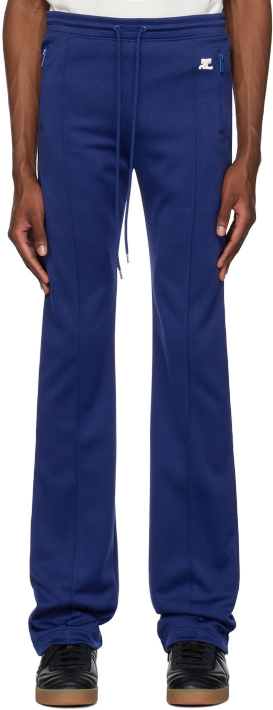 Tepláky Courrèges Courrèges Interlock Track Pants Modrá | 123JPA079JS0002, 0