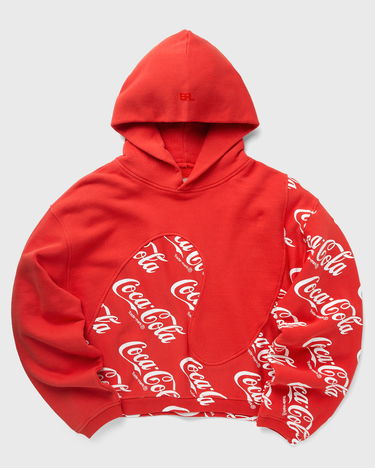 Mikina ERL Swirl Logo Hoodie Červená | ERL08T024, 0