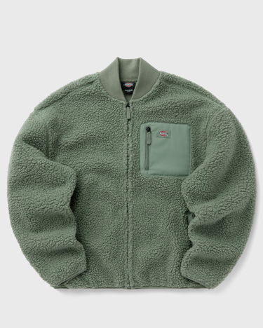 Bomber bunda Dickies CENTRAL Sherpa Fleece Bomber Jacket with Chest Pocket Zelené | DK0A88BNL191, 2