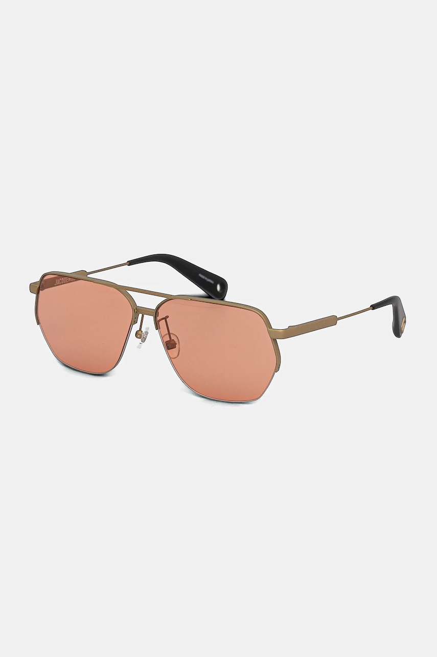 Slnečné okuliare Jacquemus Jacquemus Aviador Sunglasses Hnedá | JAC67C5SUN, 0