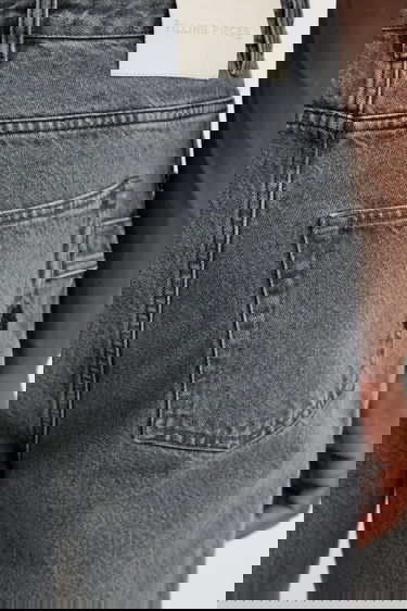 Džínsy Filling Pieces Washed Denim Relaxed Fit Jeans Šedá | 422550500260, 3