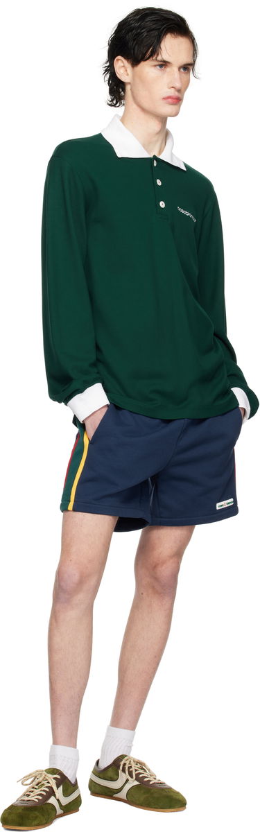 Šortky Casablanca Colourblock Shorts Navy | MPS25-JTR-240-01, 3