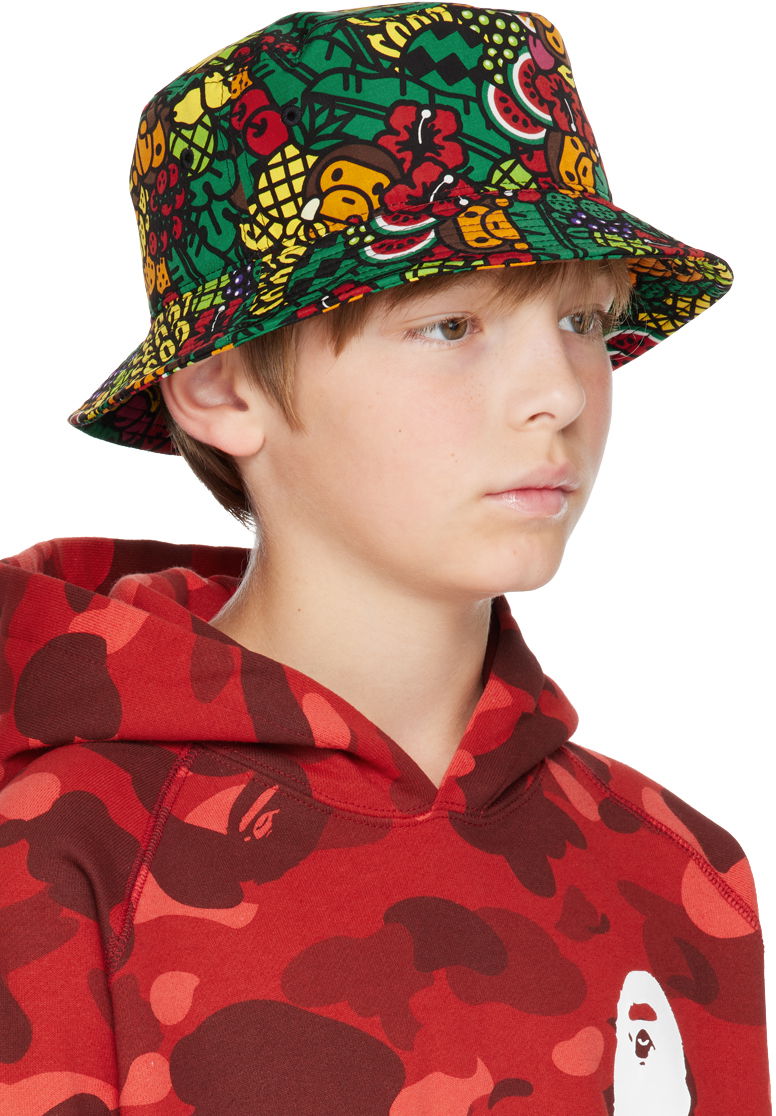Klobúk BAPE Baby Milo Tropical Print Bucket Hat Rôznofarebný | 002HTK303004K, 1