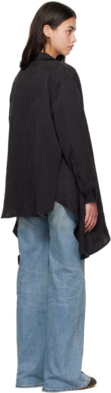 Košeľa R13 R13 Draped Front Shirt Čierna | R13WR416-R510A, 2