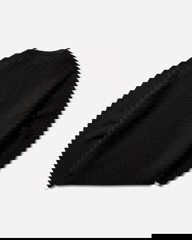 Sveter Cav Empt Raglan Sleeve Cotton Knit Sweater Čierna | CES28KN04 BLACK, 2