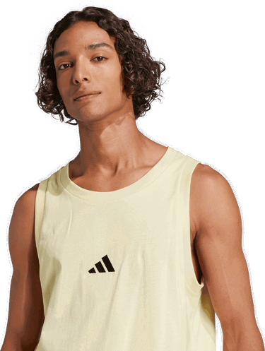 Tielko adidas Originals adidas Essentials Small Logo Tank Top Žltá | je8979, 3