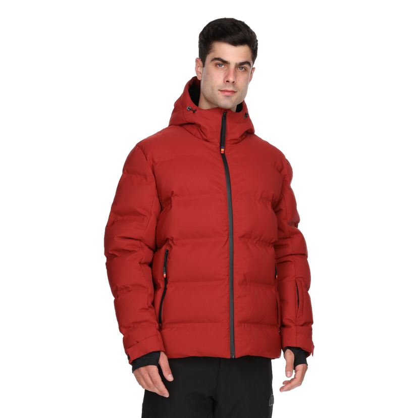 Prešívaná bunda Ellesse Mattia Hooded Puffer Jacket Červená | ELA243M512-53