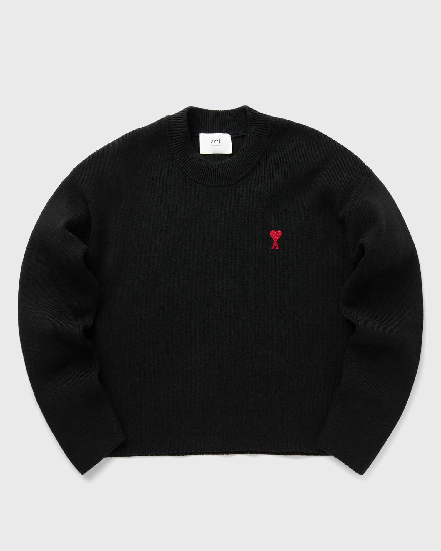 Sveter AMI Paris Crewneck Čierna | UKS046.KN0042-001, 0