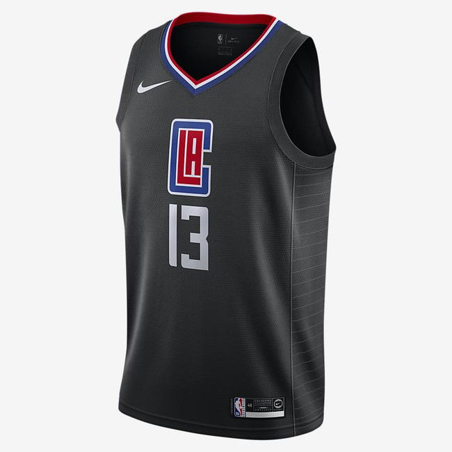 Dres Nike Kawhi Leonard Clippers Statement Edition 2020 Jersey Čierna | CV9480-011, 0