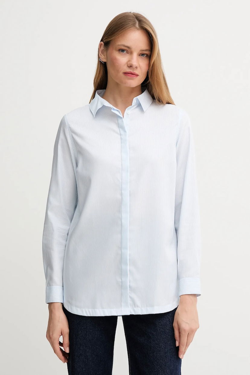 Košeľa Barbour Barbour CLAYDON Regular Fit Classic Collar Shirt Modrá | LSH1695