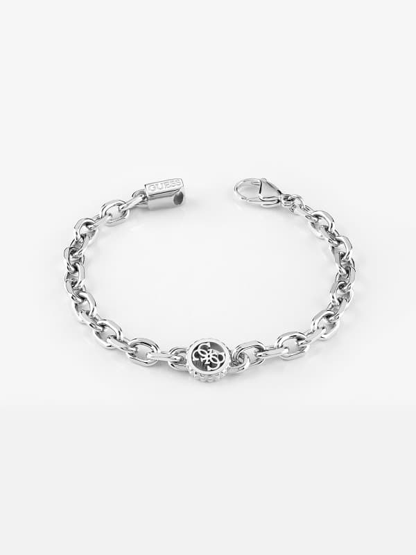 Náramok GUESS "Log-In" Bracelet Metalická | JUMB02103JW, 0