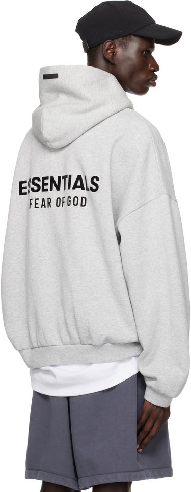 Mikina Fear of God Essentials Fleece Hoodie II FW24 Šedá | 192HO246258F, 2