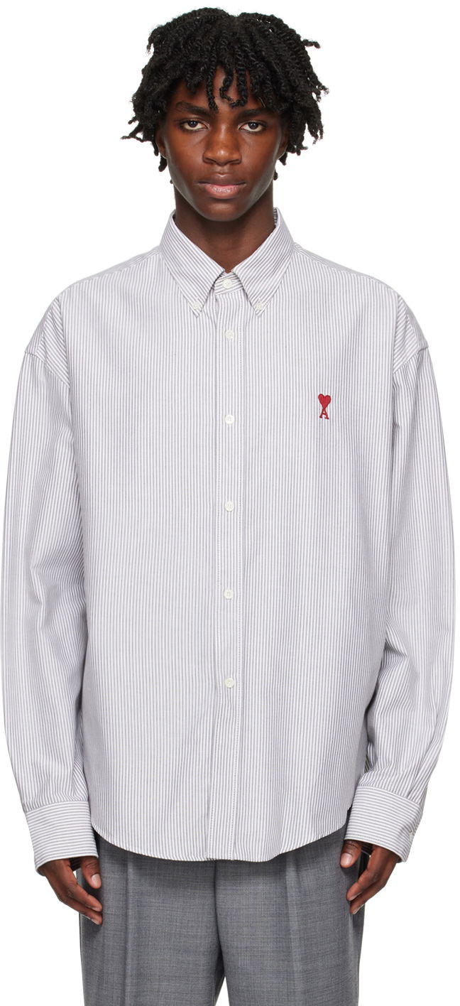 Košeľa AMI Shirt Biela | BFUSH130.CO0021, 0