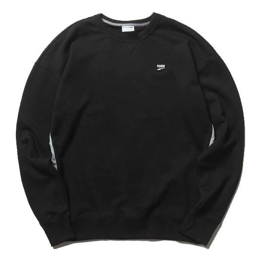 Sveter Puma Downtown Crew Sweatshirt Čierna | 597333-01