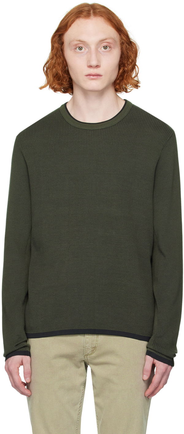 Sveter rag & bone Harvey Knit Sweater Zelené | MBS23S011UC11, 0