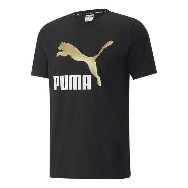 Tričko Puma Classics Logo Metallic Tee Čierna | 536345-01