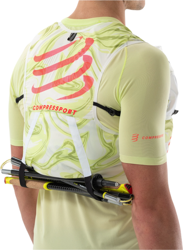 Batoh Compressport Ultrun Evo 10 Hydration Vest Biela | xbpu6060-xbpu6060062, 3