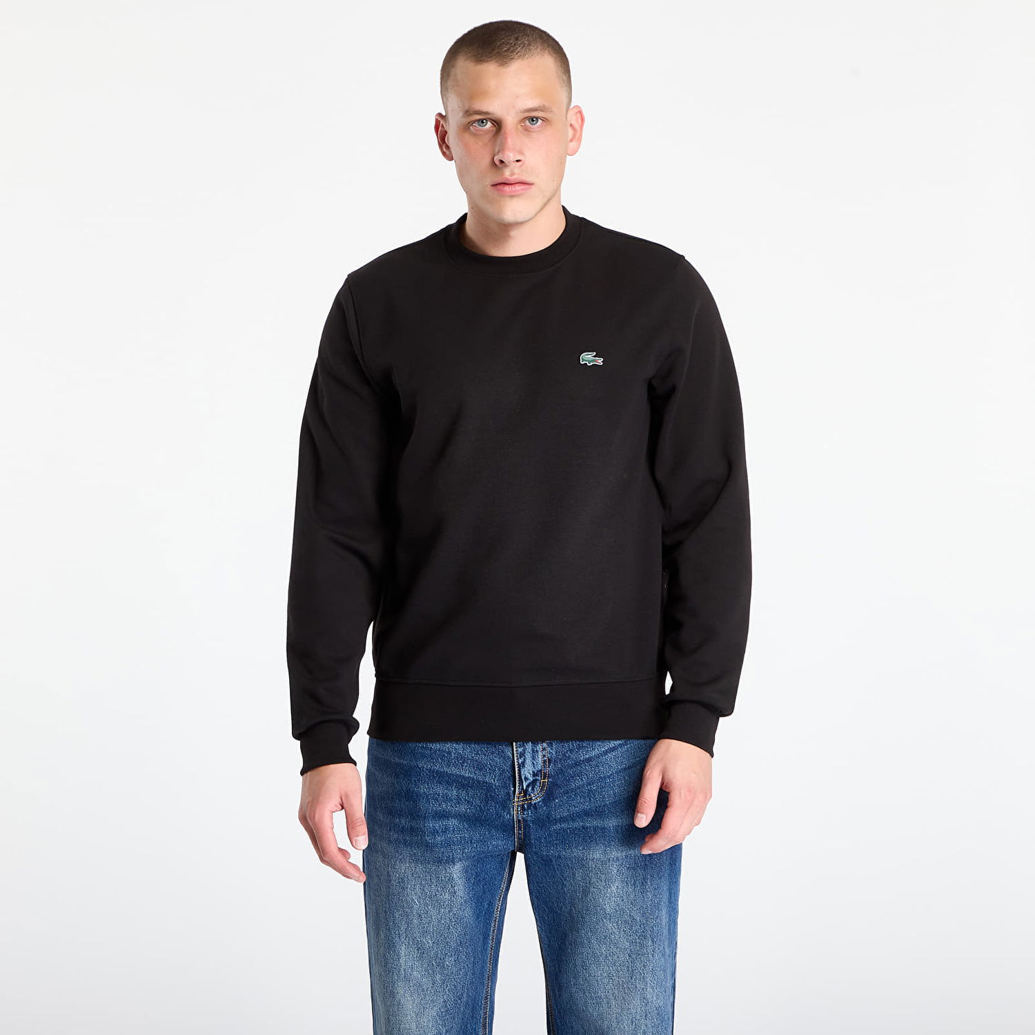 Mikina Lacoste Sweatshirt Sweatshirt Black Čierna | SH5127 031, 0