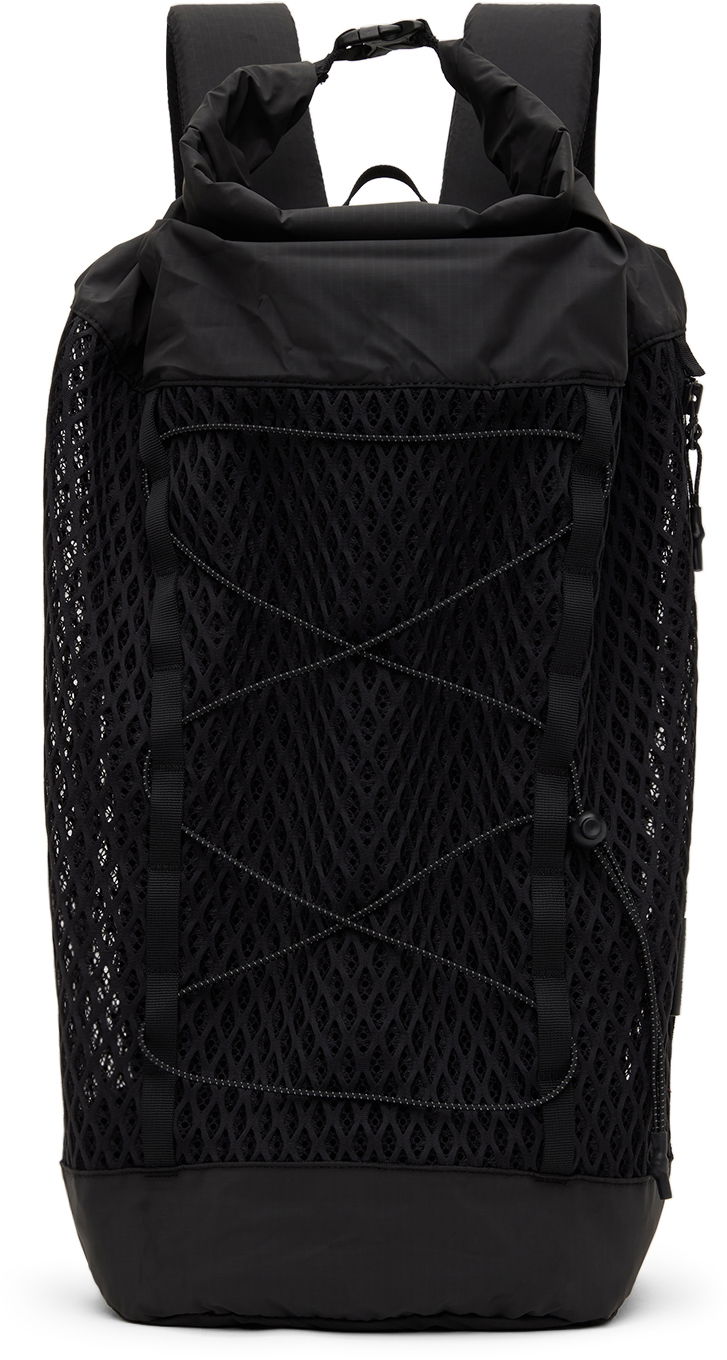 Batoh Snow Peak Mesh Roll-Top Bungee Backpack Čierna | AC-22SU005
