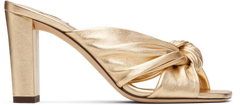Doplnky Jimmy Choo Jimmy Choo Avenue 85 Heeled Mules Metalická | AVENUE 85