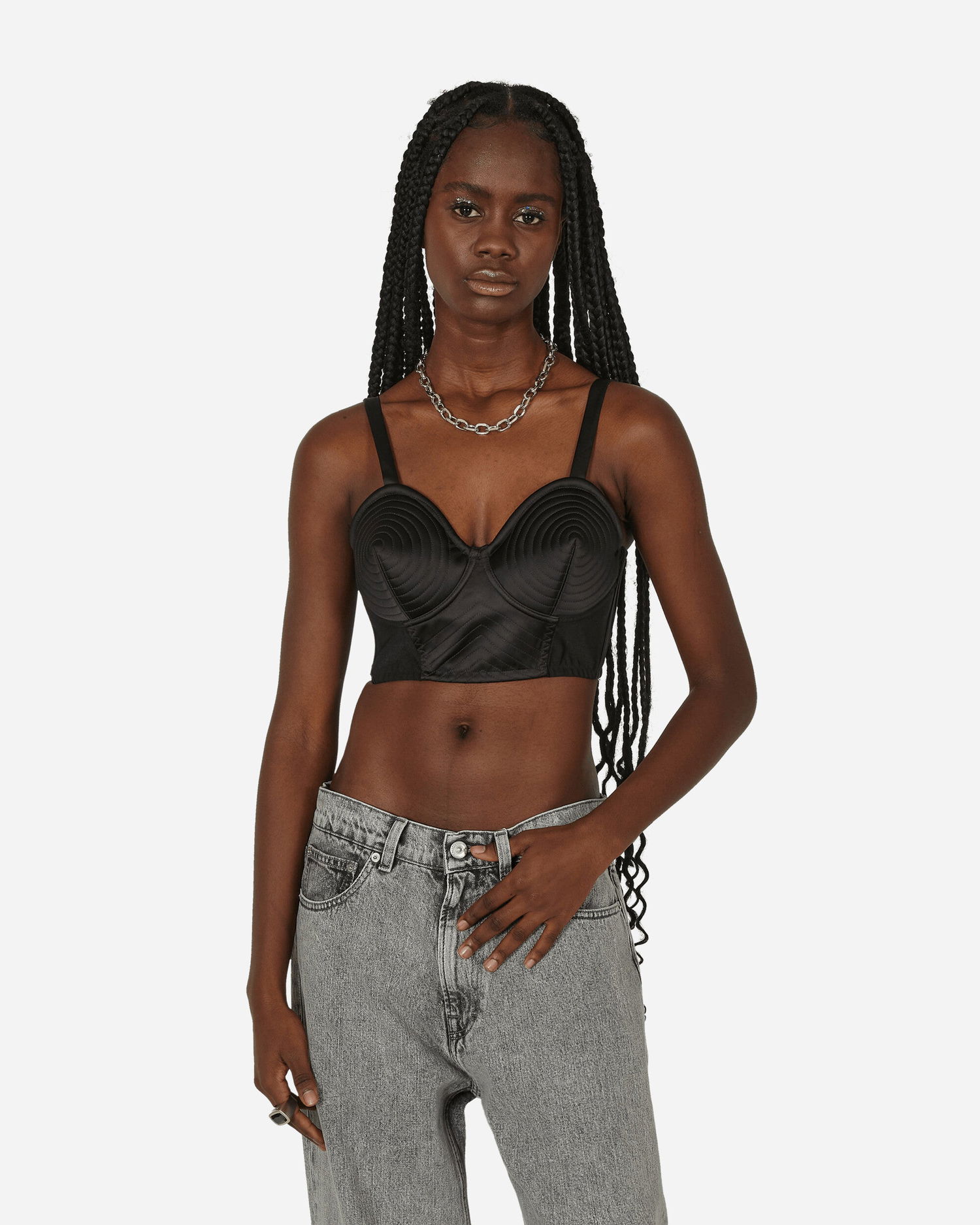 Body Jean Paul Gaultier Padded Cup Bandeau Čierna | 2315-F-SG012-C032-00 2, 0