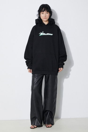 Mikina Butter Goods Hoodie With Print Čierna | BGQ1241803, 1