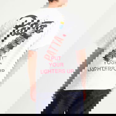 Tričko Patta Lighters T-Shirt, Size X-Small Biela | POC-AW25-1000-290-0095-002, 3