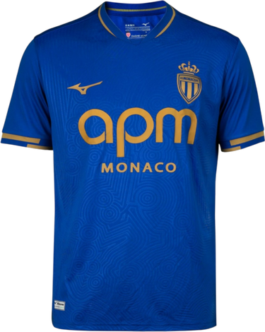 Dres Mizuno Mizuno AS Monaco Away Jersey Modrá | p2gacx77-12, 0