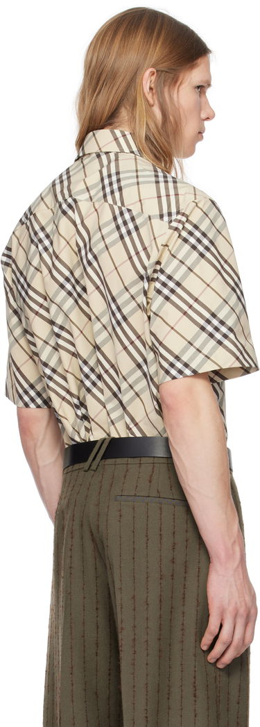 Košeľa Burberry Burberry Check Cotton Shirt Béžová | 8105349, 2