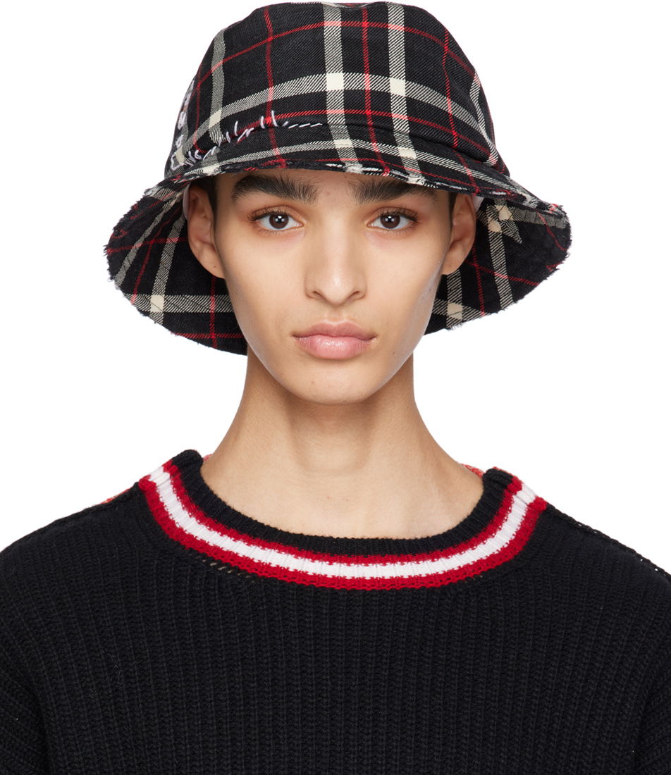 Black Tartan Bucket Hat