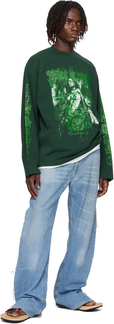 Tričko VETEMENTS Vetements Cradle Of Filth Nymphetamine Graphic Longsleeve T-Shirt Zelené | UCF76LS750E, 3