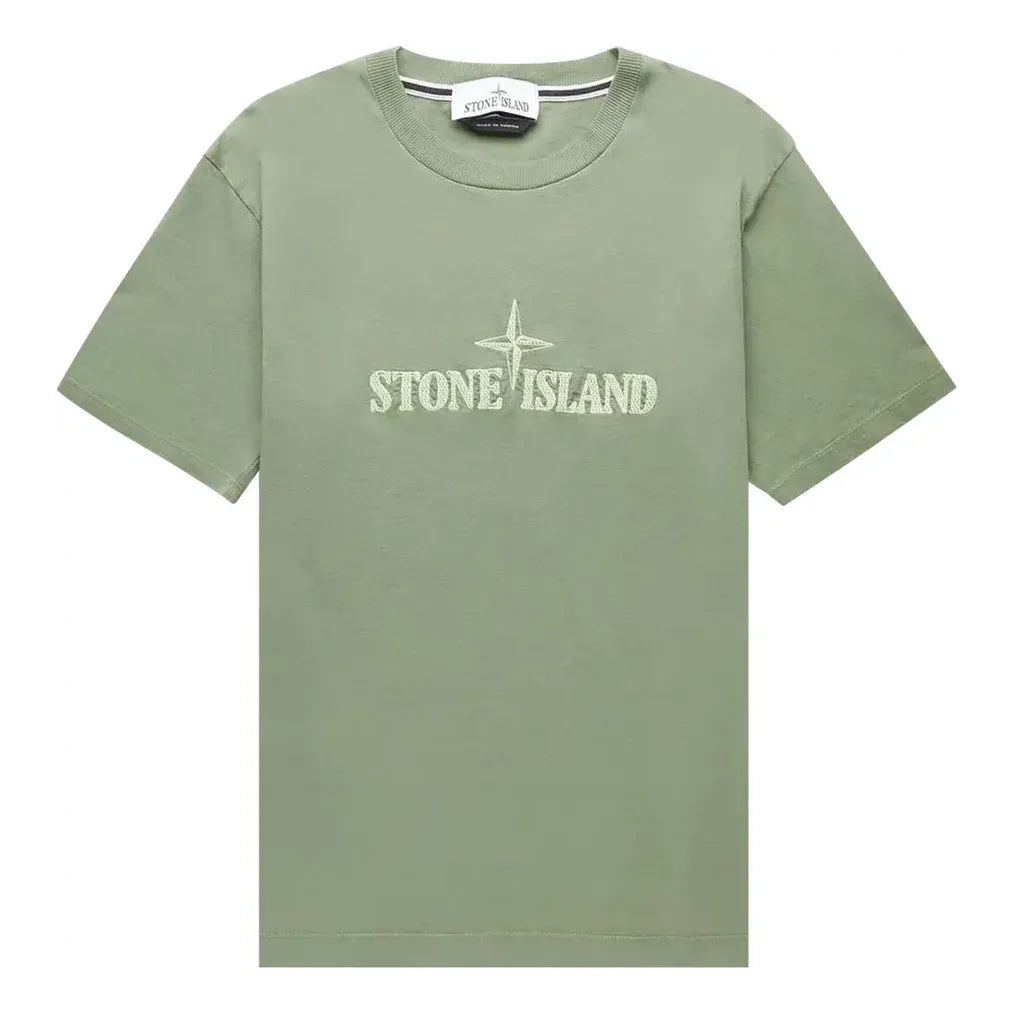 Tričko Stone Island Stitches Two T-Shirt Zelené | 781521579-V0055, 0