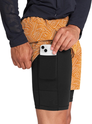 Šortky Saysky Reflective Pace 2 in 1 Shorts 5'' Oranžová | omrsh20c1051-omrsh20c1051, 2