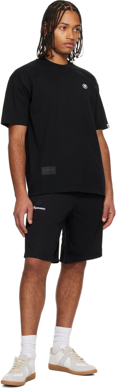 Šortky AAPE by A Bathing Ape 'AAPENOW' Sweat Shorts Čierna | AAPSPMB675XXNBKX, 3